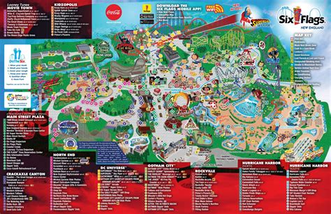 6 Flags Park Locations