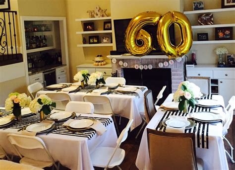 60th birthday party ideas