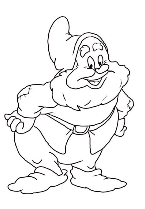 7 Dwarfs coloring pages gallery 1