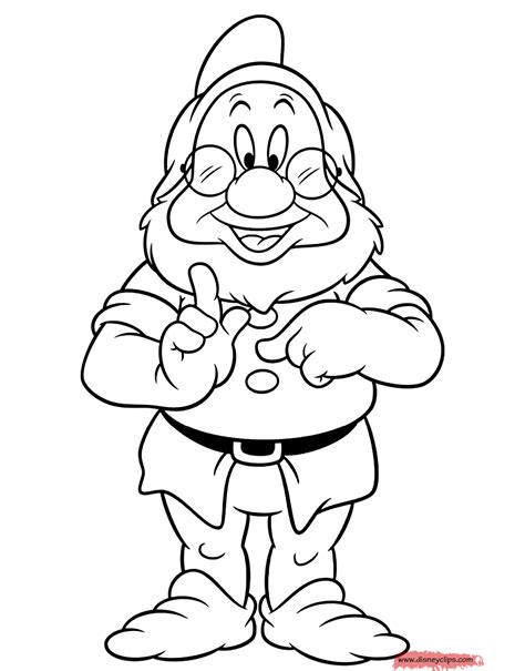 7 Dwarfs coloring pages gallery 8