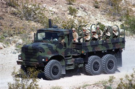 7-ton Marine Corps vehicle in action