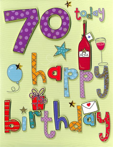 70th Birthday Greetings