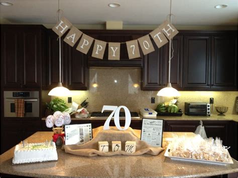 70th Birthday Party Ideas