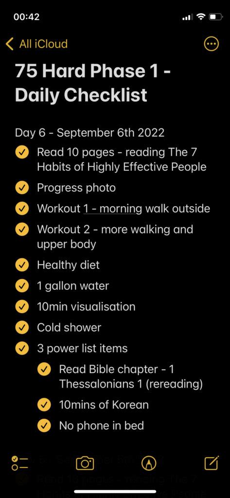 75 Hard Phase 4 Tracker