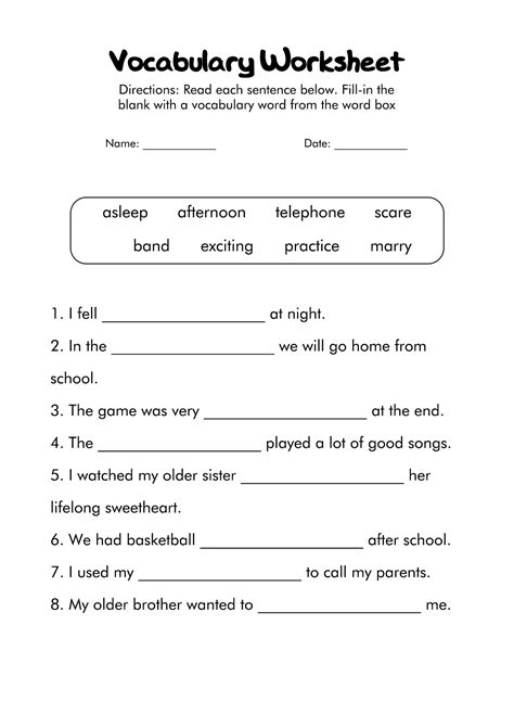 Collection of 7th grade printable worksheets