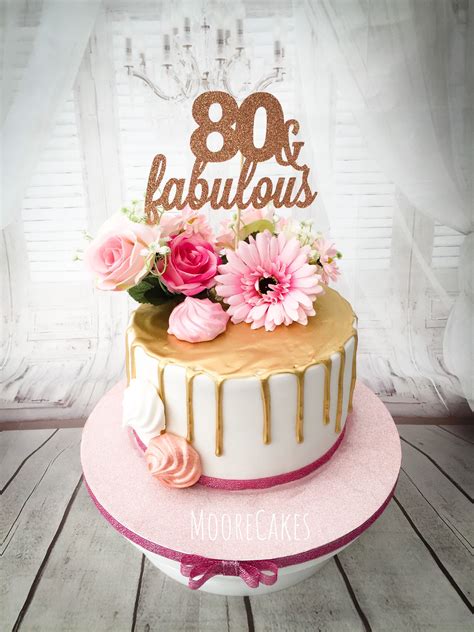 80th Birthday Cake Ideas