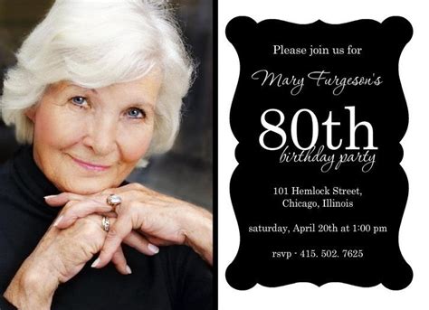 80th birthday invitation wording