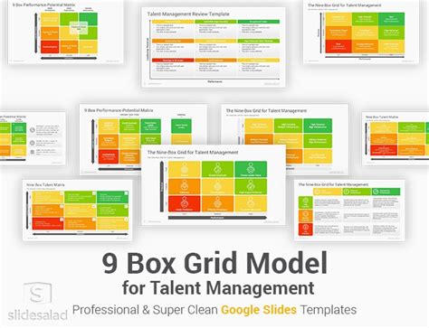 9 Box Grid Template Google Slides