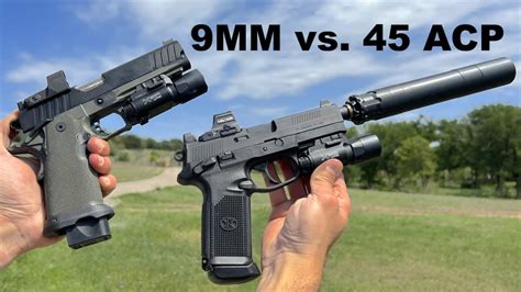 9mm vs 45 ACP Handgun Comparison