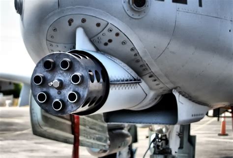 A-10 Warthog firing its 30mm cannon