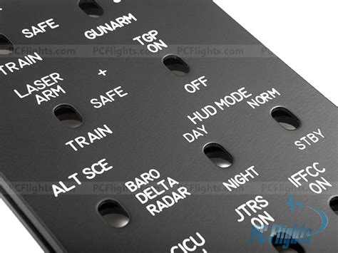 A-10 Warthog Armament Control Panel