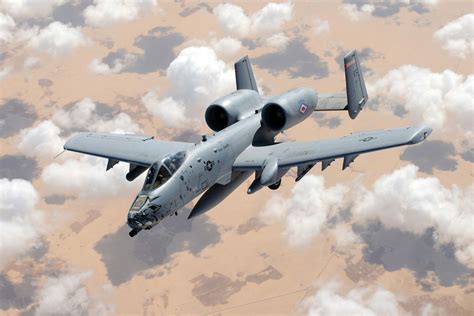 A-10 Warthog Fighter Jet in flight