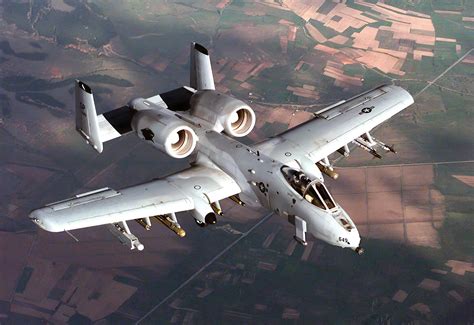 A-10 Warthog and P-47 Thunderbolt side by side