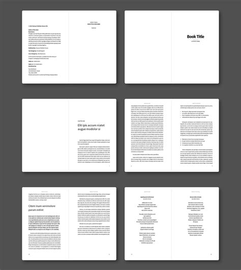 A4 book template InDesign layout 2