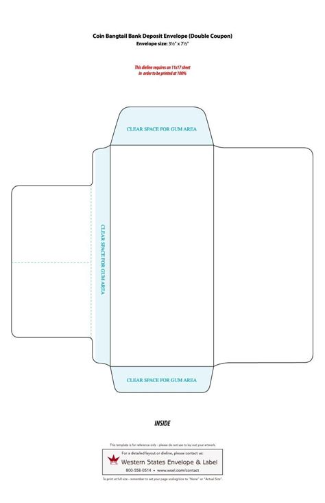 A7 Envelope Template Design Image