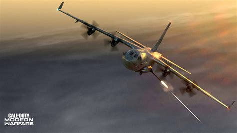 AC-130 Gunship On Mission