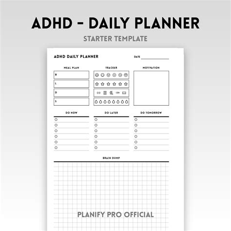 ADHD Planner Templates