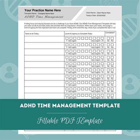 ADHD Time Management Templates