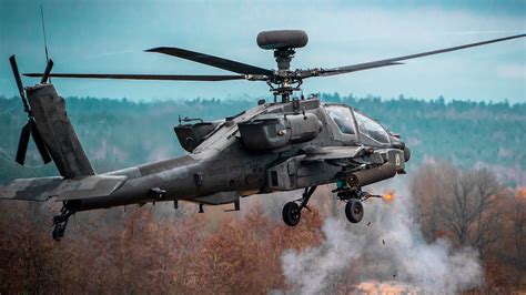 AH-64 Apache in flight