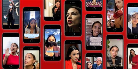 AOC on social media