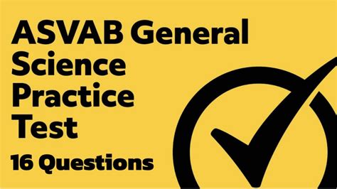 ASVAB General Science Practice Test