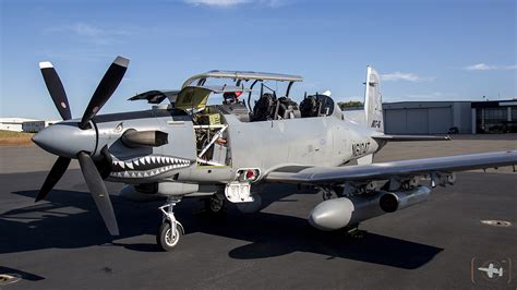 AT-6 Wolverine in Flight