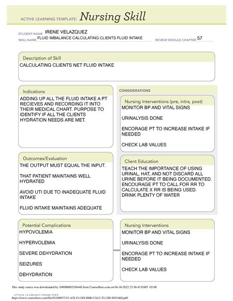 ATI Nursing Skill Guidelines