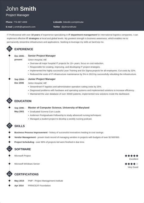 ATS Resume Template Gallery 1