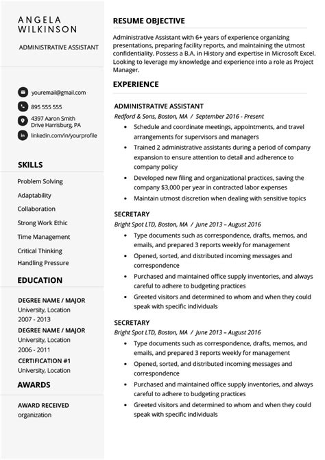 ATS Resume Template Gallery 3