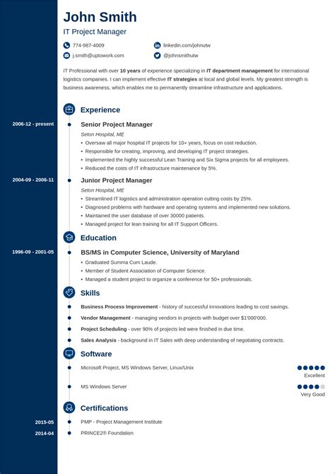 ATS Resume Template Gallery 8