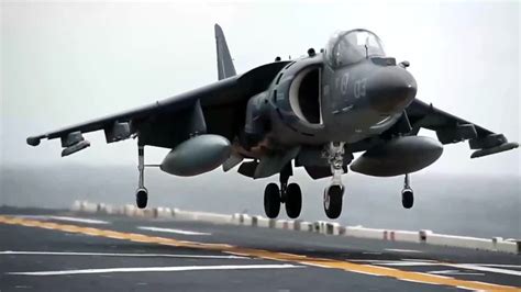 AV-8B Harrier Jump Jet taking off