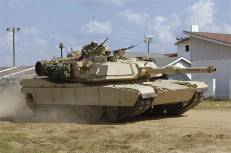 Abrams Tank in Action