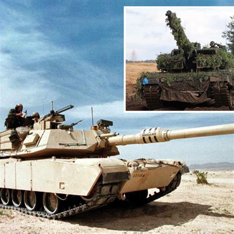 Abrams and Leopard 2 Tanks