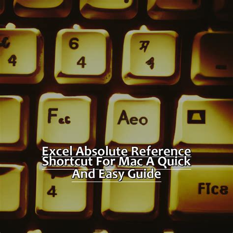 Absolute References in Excel for Mac Example 10