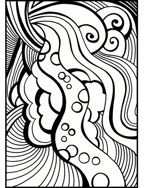 Abstract Coloring Pages For Teenagers