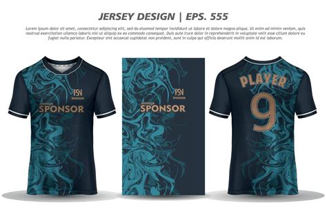 Abstract Graphics Football T-Shirt Design