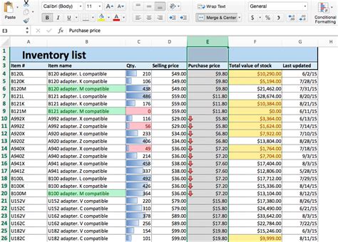 Accent 1 Conditional Formatting Examples