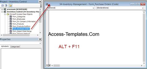 Access VBA Close Forms