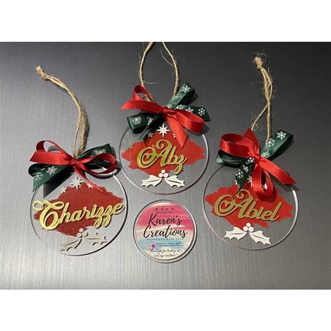 Acrylic Christmas Ornaments