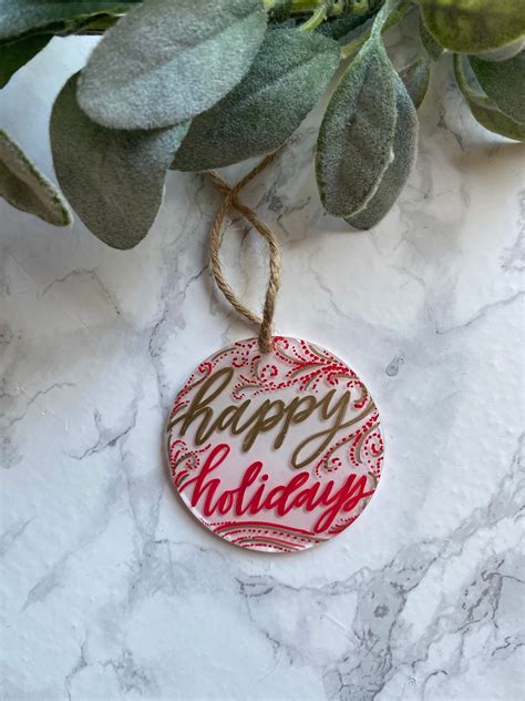 Acrylic Christmas Ornaments Gallery