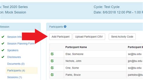 Adding Data and Participants