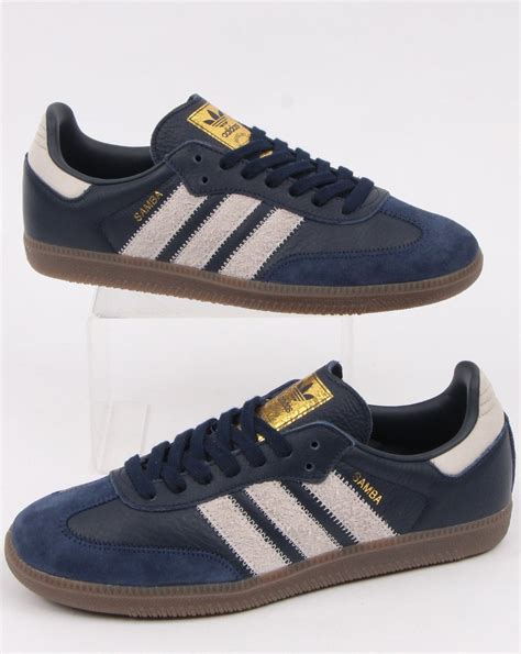 Adidas Samba Navy Shoe Side View