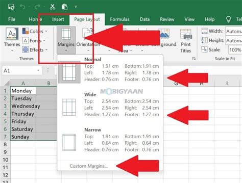 Adjusting Margins And Orientation