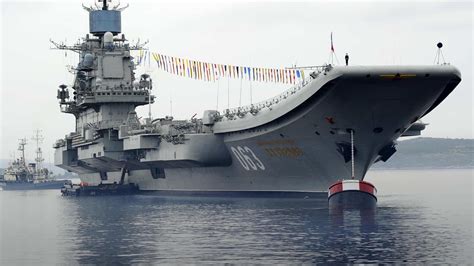 Admiral Kuznetsov Aircraft Carrier Maintenance