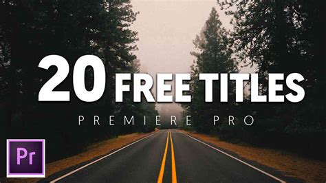 Adobe Premiere Pro Template Creative