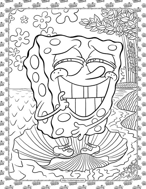 Adult Coloring Pages Spongebob