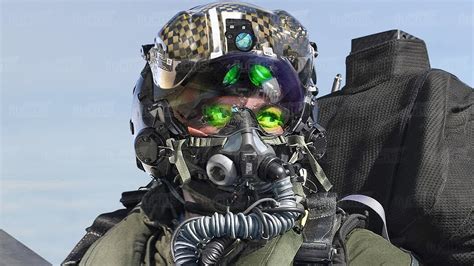 Advanced F-35 Fighter Pilot Helmet