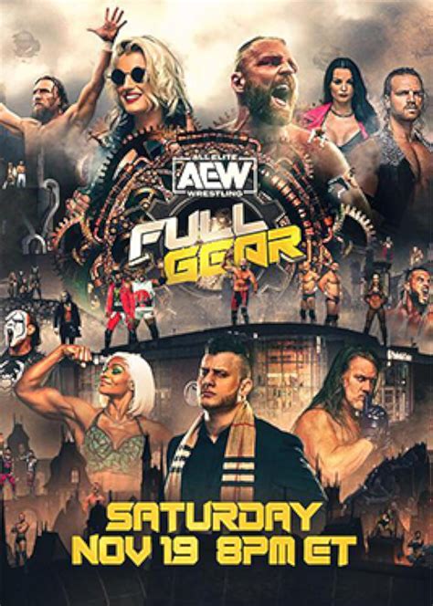 Aew Full Gear Event Poster