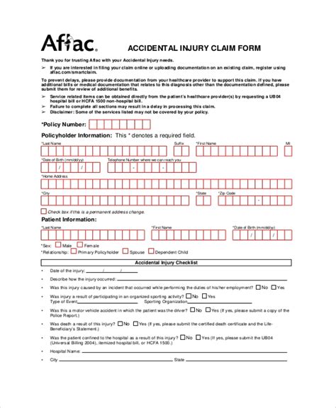 Aflac Claim Form Address