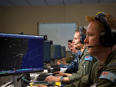 Air Battle Manager in Control Room